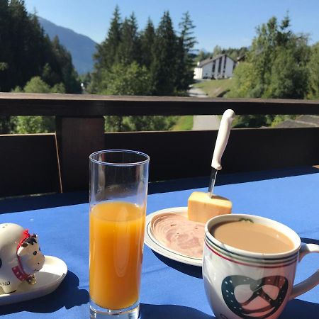 Ferienwohnung Laax Mit Traumblick, Grossem Balkon Und Terrasse Экстерьер фото