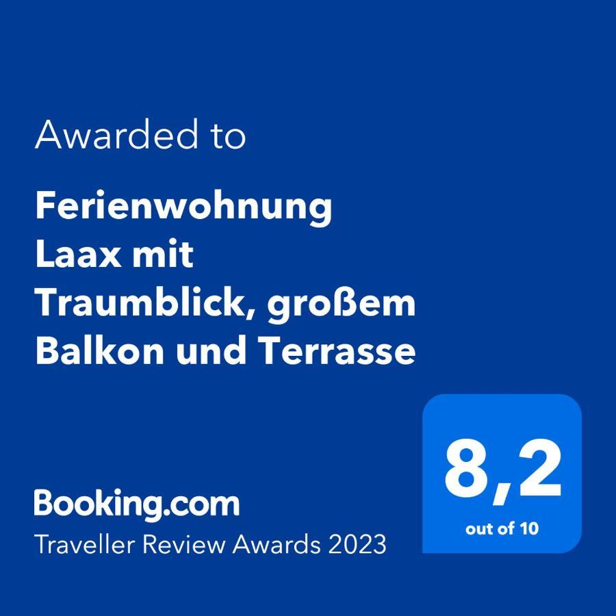 Ferienwohnung Laax Mit Traumblick, Grossem Balkon Und Terrasse Экстерьер фото