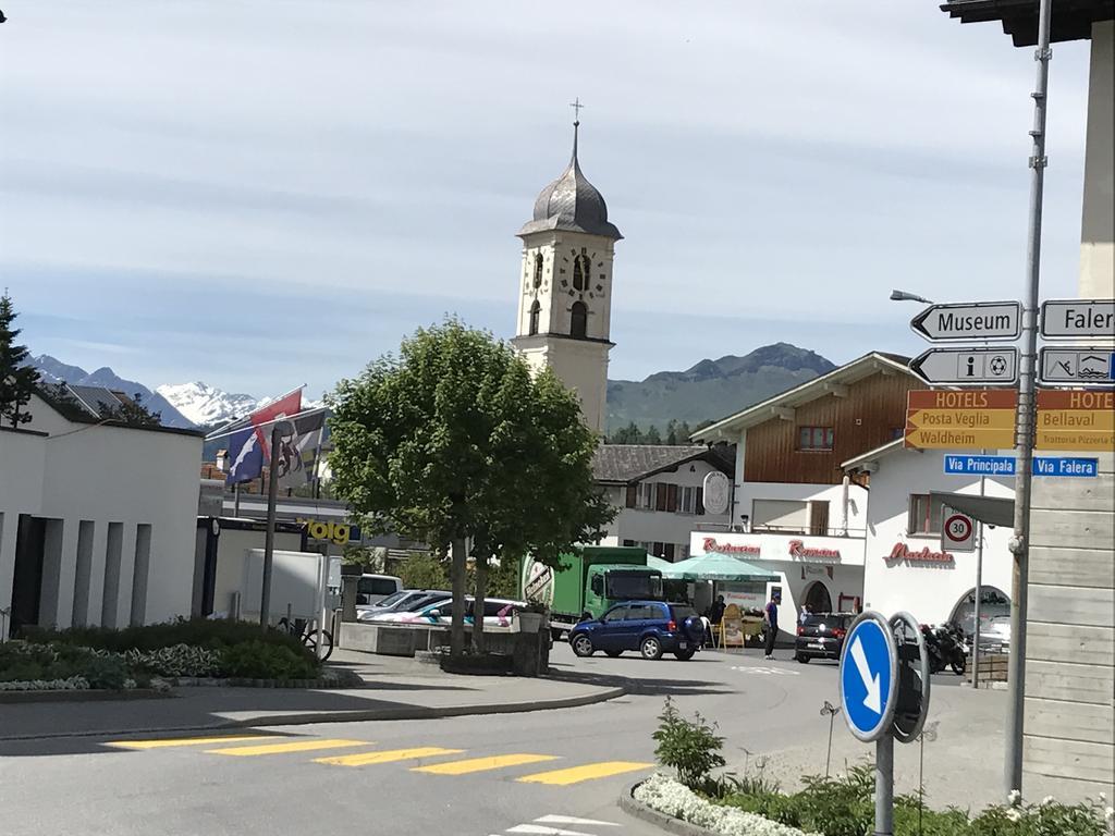 Ferienwohnung Laax Mit Traumblick, Grossem Balkon Und Terrasse Экстерьер фото