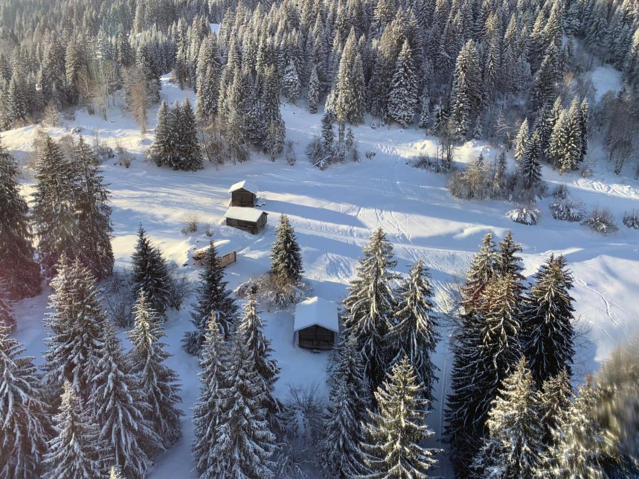 Ferienwohnung Laax Mit Traumblick, Grossem Balkon Und Terrasse Экстерьер фото
