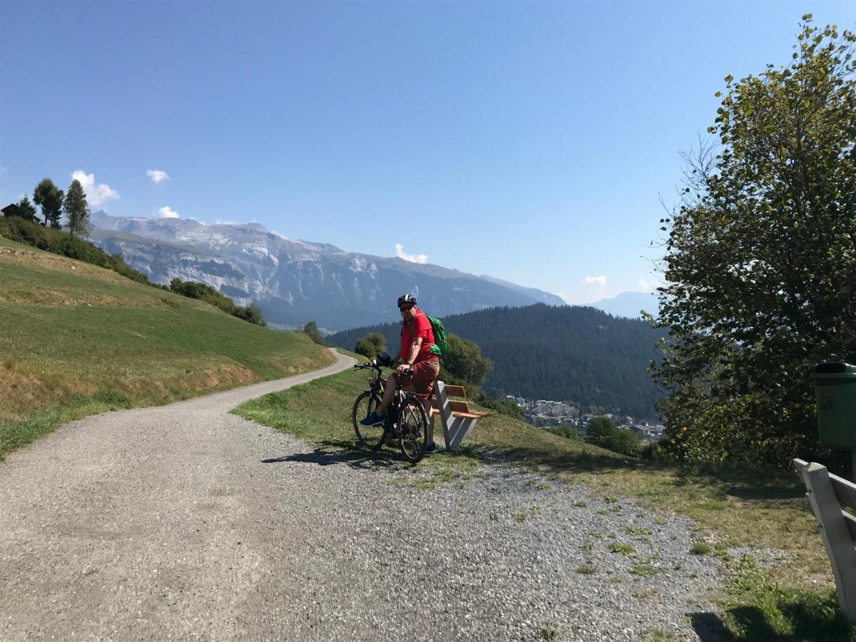Ferienwohnung Laax Mit Traumblick, Grossem Balkon Und Terrasse Экстерьер фото